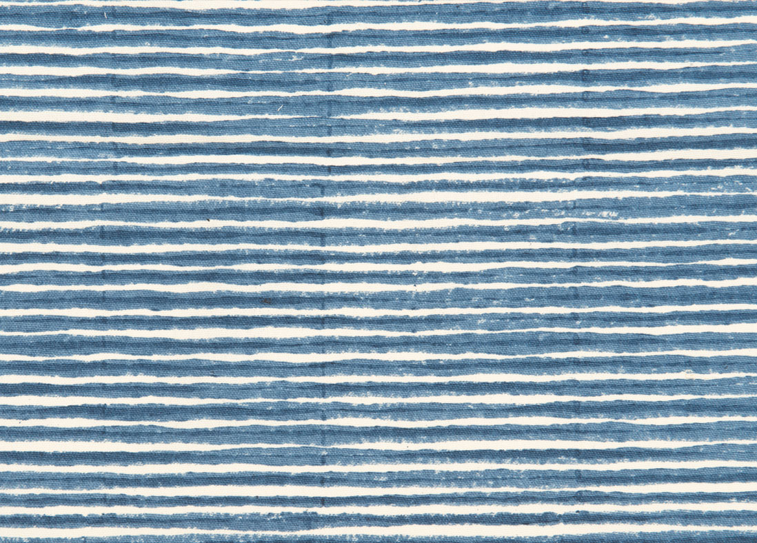 Indigo Batik Stripes